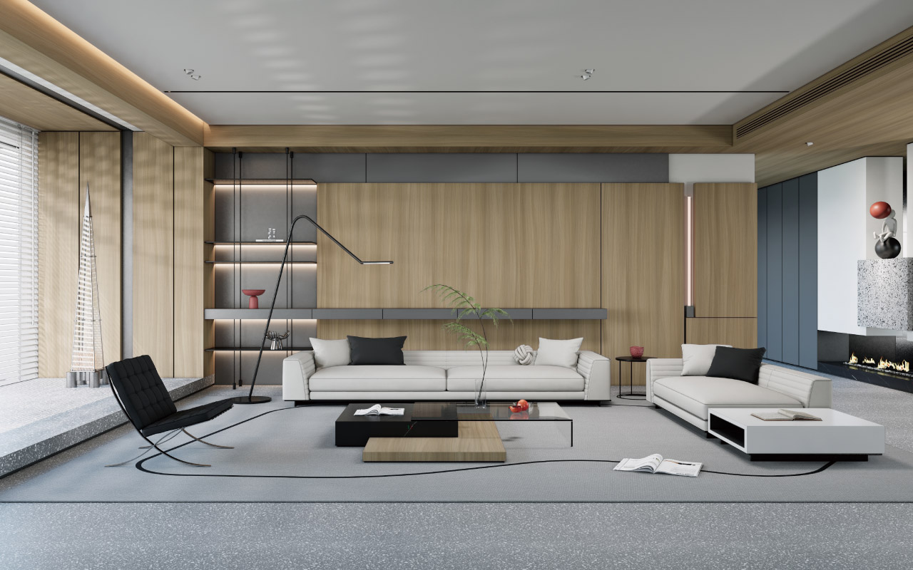 艾加胡桃生态板-板材全屋定造案例