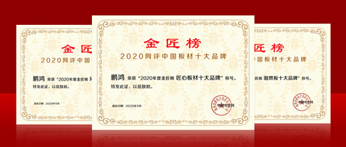 蝉联金榜丨J9.COM斩获中国板材十大品牌三项殊荣